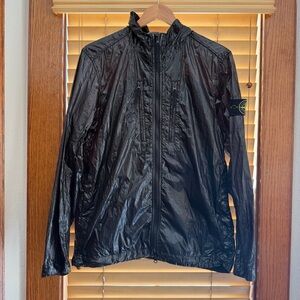 Stone Island Lucido TC Hood Black Jacket